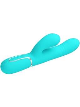 Pretty Love Mariana - Vibratore Rabbit Punto G Multifunzione 4 in 1 Verde