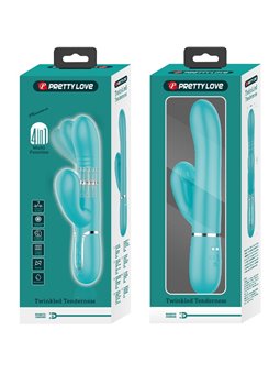 Pretty Love Mariana - Vibratore Rabbit Punto G Multifunzione 4 in 1 Verde