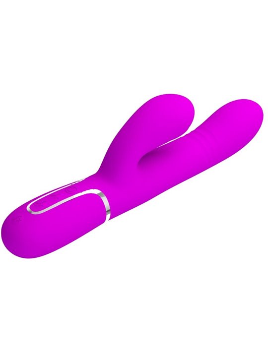 Pretty Love Mariana - Vibratore Rabbit Punto G Multifunzione 4 in 1 Fucsia