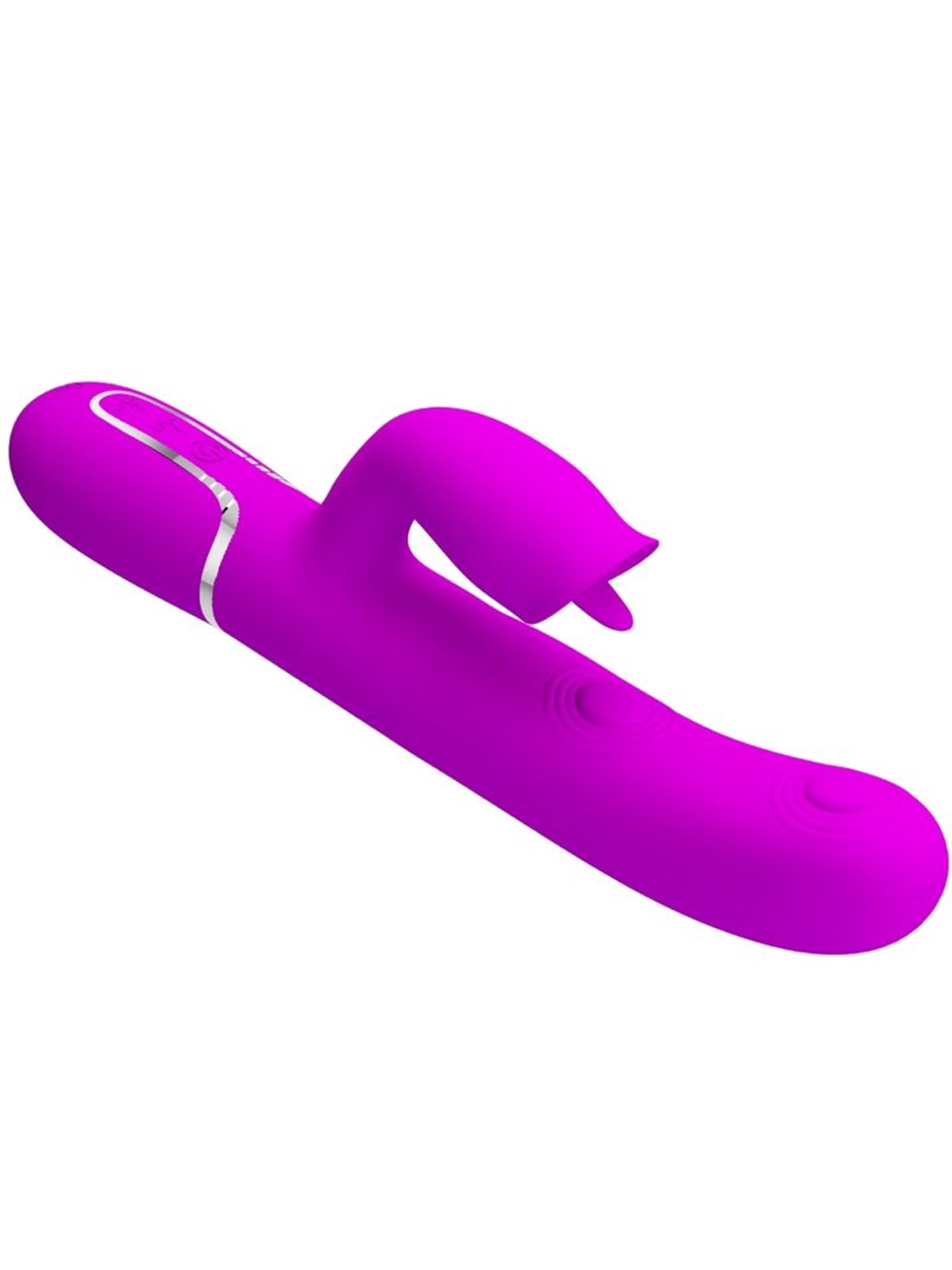 Pretty Love - Rabbit Vibrator With Licking Fuchsia