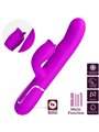 Pretty Love Mariana - Vibratore Rabbit 4 in 1 con Funzione Lingua Fucsia