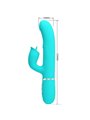 Pretty Love Gigi - Vibratore Rabbit 4 in 1 con Funzione Lingua Verde Acqua