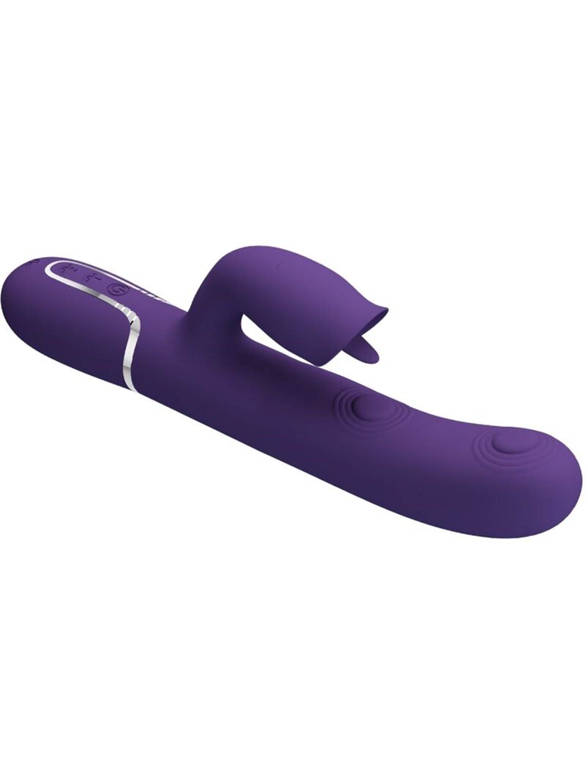 Pretty Love Gigi - Vibratore Rabbit 4 in 1 con Funzione Lingua Viola