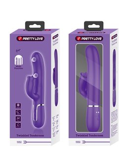 Pretty Love - Rabbit Vibrator With Licking Purple