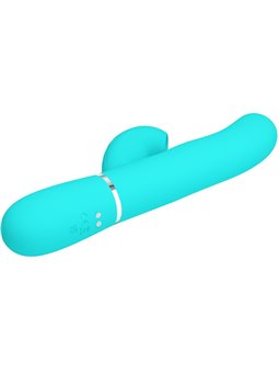 Pretty Love - Perlita Multifunction 3 In 1 G-Spot Vibrator Aqua Green