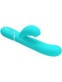 Pretty Love Perlita - Vibratore Rabbit Punto G Multifunzione 3 in 1 Verde