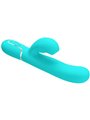 Pretty Love Perlita - Vibratore Rabbit Punto G Multifunzione 3 in 1 Verde