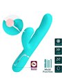 Pretty Love Perlita - Vibratore Rabbit Punto G Multifunzione 3 in 1 Verde
