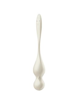 Satisfyer Love Birds 1 - Palle di Kegel Vibranti in Silicone Bianco