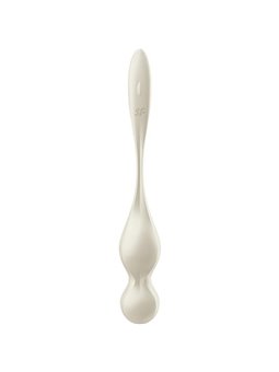 Satisfyer Love Birds 1 - Palle di Kegel Vibranti in Silicone Bianco