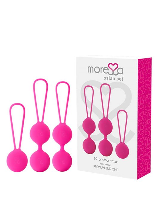 Moressa Osian Set Premium Silicone  Pink