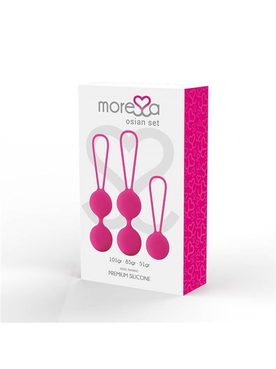 Moressa Osian Set Premium Silicone  Pink