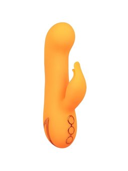 Calexotics Montecito Muse - Vibratore Rabbit Multifunzione Gonfiabile Arancione