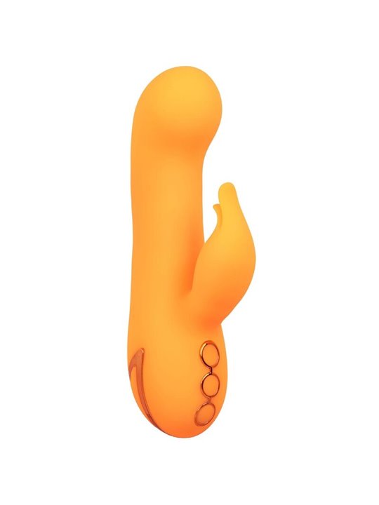 Calexotics Montecito Muse - Vibratore Rabbit Multifunzione Gonfiabile Arancione