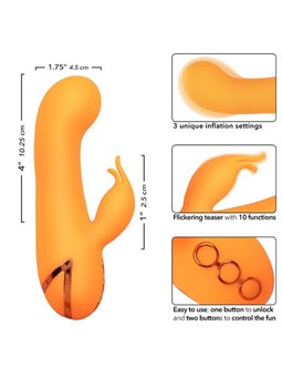 Calexotics - Montecito Muse Vibrator Rabbit Orange By California Dreaming