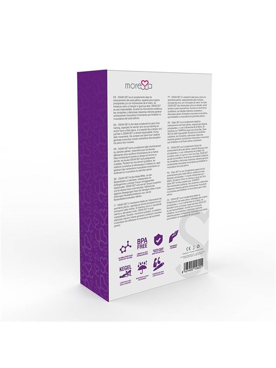 Moressa Osian Set Premium Silicone  Purple