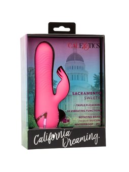 Calexotics Sacramento Sweetie - Vibratore Rabbit Multifunzione Rosa