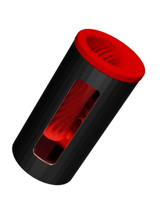 Lelo F1S V3 - Masturbatore Maschile Automatico in Silicone Biocompatibile Rosso