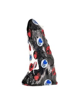 All Black - Pene Realistico in Silicone con Testicoli e Ventosa 23 CM