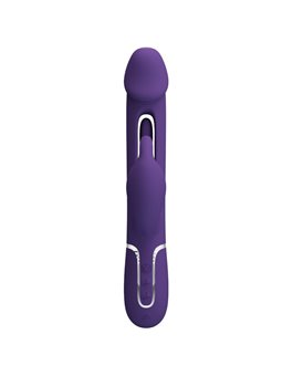 Pretty Love Kampas - Vibratore Rabbit Realistico Multifunzione 3 in 1 Viola