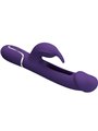 Pretty Love Kampas - Vibratore Rabbit Realistico Multifunzione 3 in 1 Viola