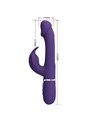 Pretty Love Kampas - Vibratore Rabbit Realistico Multifunzione 3 in 1 Viola