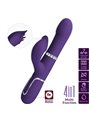 Pretty Love Zalin - Vibratore Rabbit Multifunzione 4 in 1 Viola