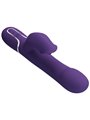 Pretty Love Zalin - Vibratore Rabbit Multifunzione 4 in 1 Viola