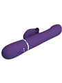 Pretty Love Zalin - Vibratore Rabbit Multifunzione 4 in 1 Viola
