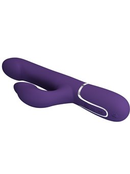 Pretty Love - Zalin Rabbit Vibrator Pearls 4 In 1 Purple
