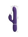 Pretty Love Zalin - Vibratore Rabbit Multifunzione 4 in 1 Viola