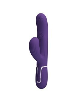 Pretty Love Perlita - Vibratore Rabbit Punto G Multifunzione 3 in 1 Viola