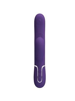Pretty Love Perlita - Vibratore Rabbit Punto G Multifunzione 3 in 1 Viola
