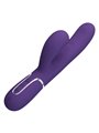 Pretty Love Perlita - Vibratore Rabbit Punto G Multifunzione 3 in 1 Viola