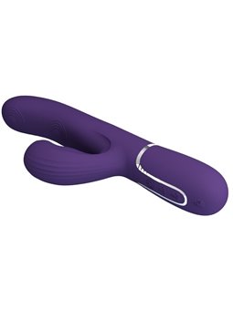 Pretty Love Perlita - Vibratore Rabbit Punto G Multifunzione 3 in 1 Viola