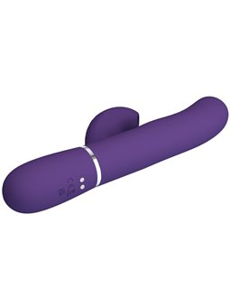 Pretty Love Perlita - Vibratore Rabbit Punto G Multifunzione 3 in 1 Viola