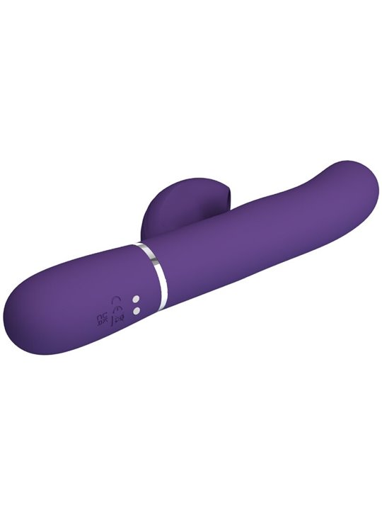 Pretty Love Perlita - Vibratore Rabbit Punto G Multifunzione 3 in 1 Viola