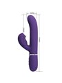 Pretty Love Perlita - Vibratore Rabbit Punto G Multifunzione 3 in 1 Viola
