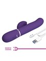 Pretty Love Perlita - Vibratore Rabbit Punto G Multifunzione 3 in 1 Viola