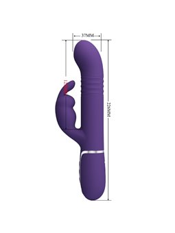 Pretty Love - Coale Rabbit Vibrator 4 In 1 Purple