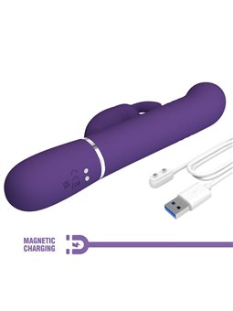 Pretty Love - Coale Rabbit Vibrator 4 In 1 Purple