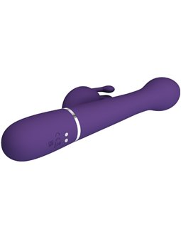 Pretty Love - Dejon Rabbit Vibrator 3 In 1 Multifunction Purple