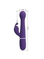 Pretty Love - Dejon Rabbit Vibrator 3 In 1 Multifunction Purple
