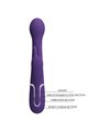 Pretty Love - Dejon Rabbit Vibrator 3 In 1 Multifunction Purple