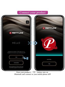Pretty Love Hector - Vibratore con Elettrostimolazione e App Gratuita Viola