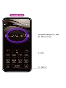 Pretty Love Hector - Vibratore con Elettrostimolazione e App Gratuita Viola