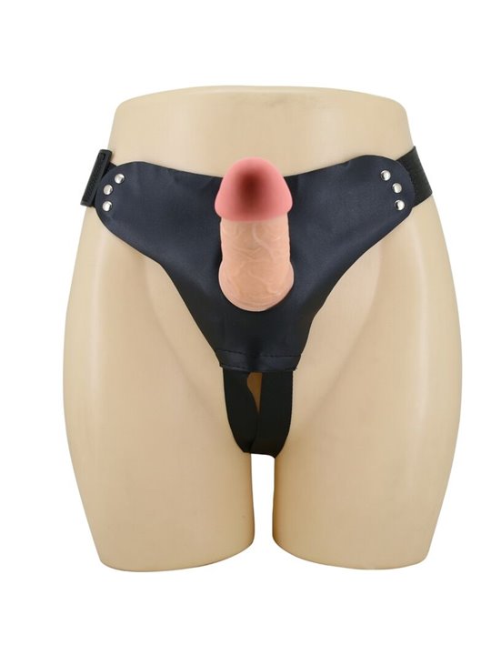 Pretty Love Mavis - Imbracatura Strap-On Universale con Dildo 19 Cm Beige