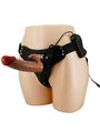 Pretty Love Marion - Imbracatura Strap-On con Dildo Vibrante 19 Cm Marrone