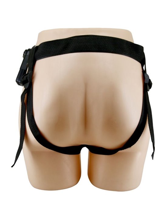 Pretty Love Marion - Imbracatura Strap-On con Dildo Vibrante 19 Cm Marrone