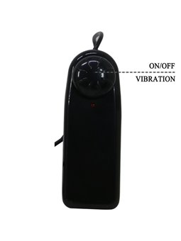 Pretty Love Marion - Imbracatura Strap-On con Dildo Vibrante 19 Cm Marrone
